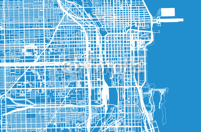 400x262 Vector City Map Of Chicago, Buy Photos Ap Images Detailview