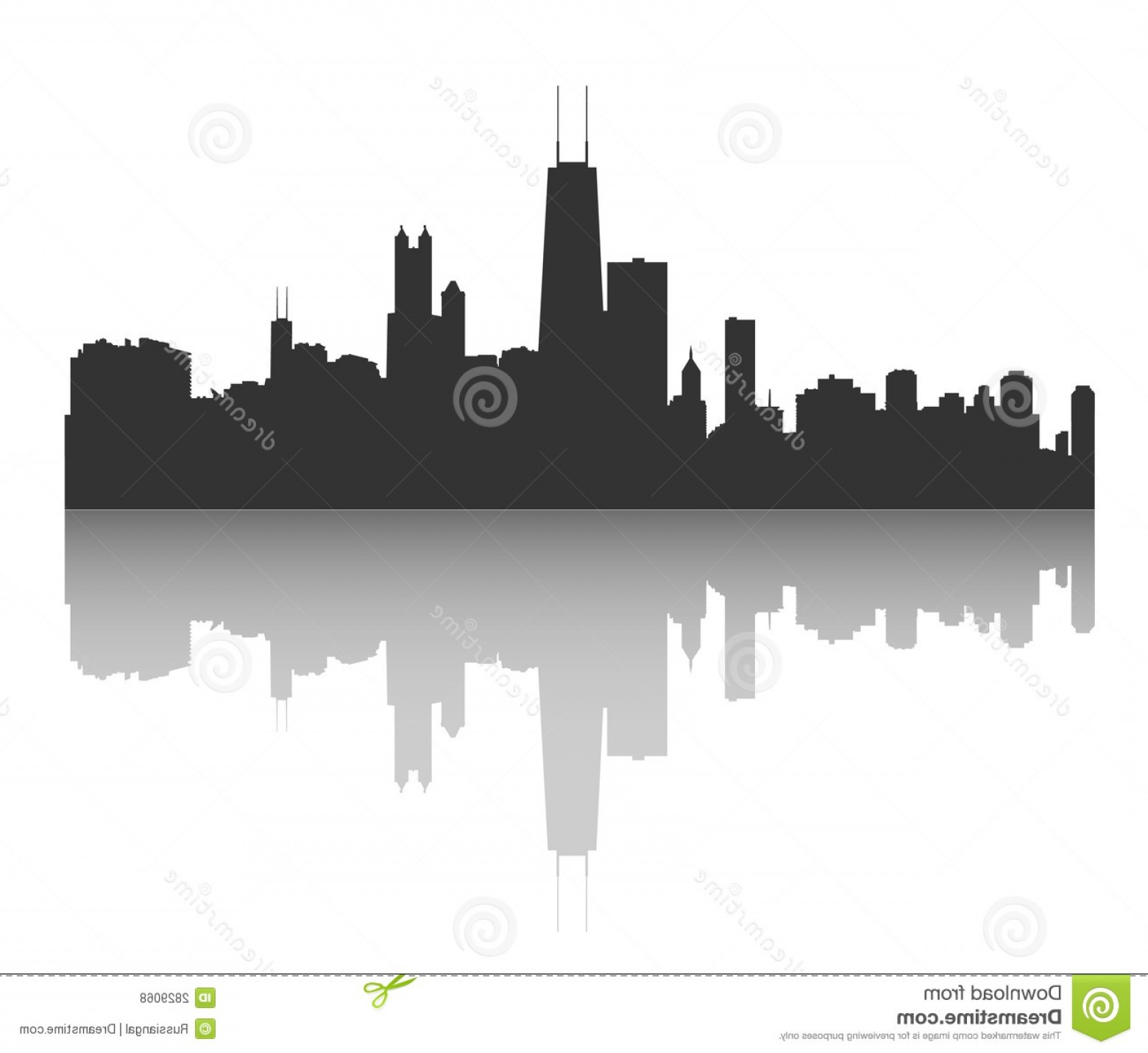 1560x1431 Chicago Skyline Vector Clip Art Sohadacouri