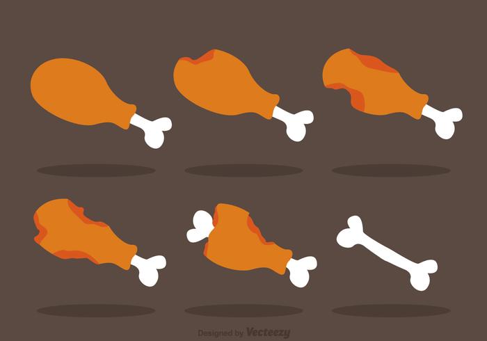 700x490 Chicken Leg Free Vector Art