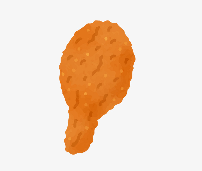 650x551 Hand Painted Chicken Leg Vector, Hand Vector, Chicken Vector