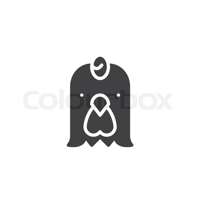 800x800 Chicken Icon Vector, Filled Flat Sign, Solid Pictogram Isolated On