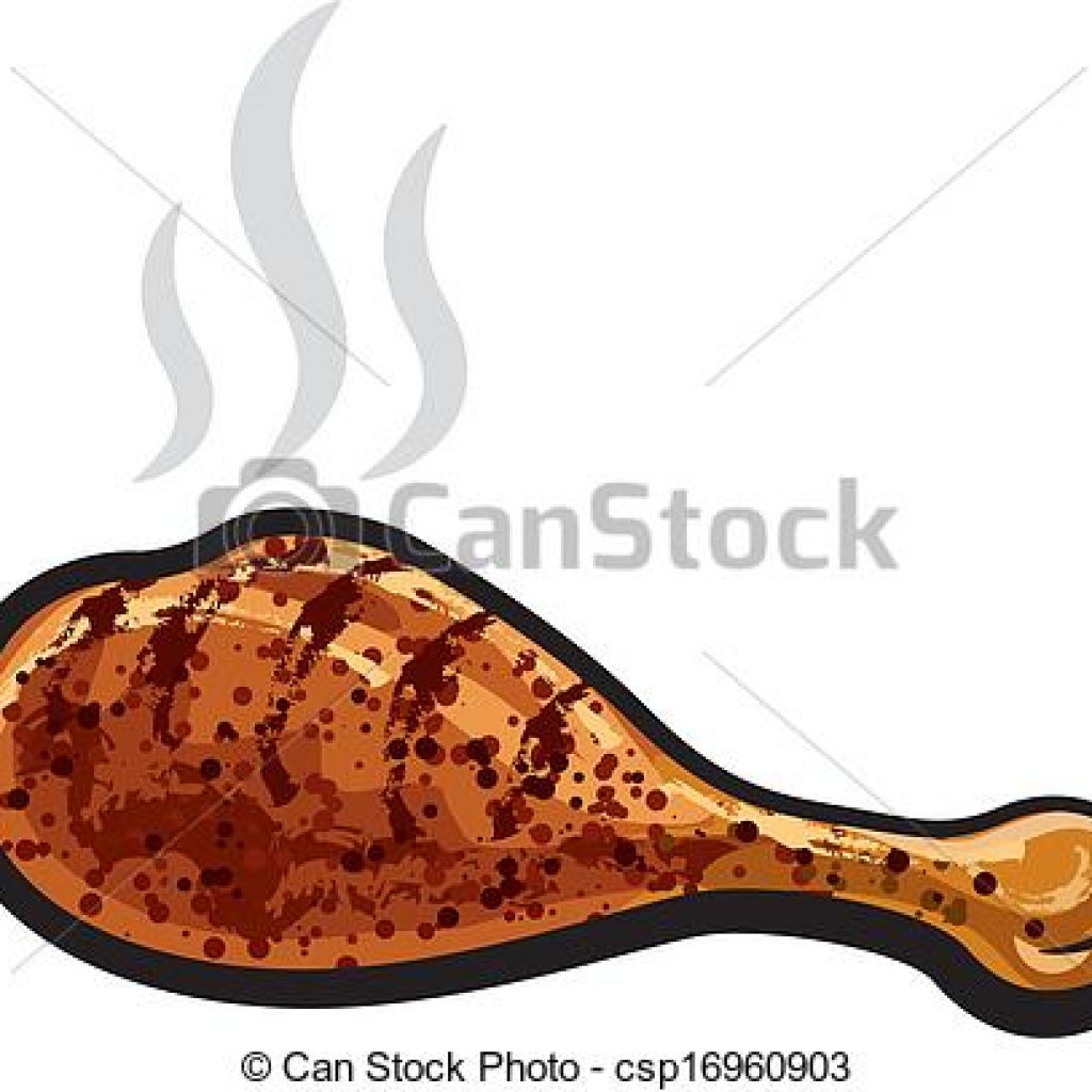 1024x1024 Chicken Leg Clipart Hot Drumstick Vector Search Illustration Space