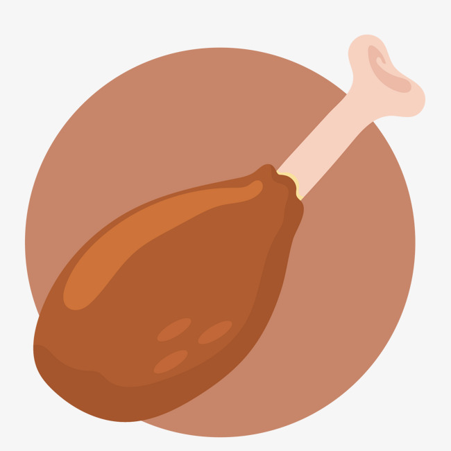 650x651 Vector Flat Chicken Legs, Vector, Flattened, Chicken Legs Png And