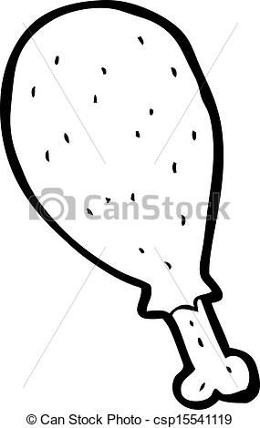 285x470 Cartoon Chicken Leg.