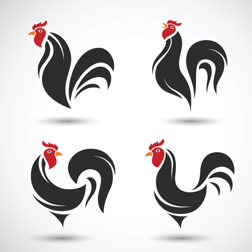 500x500 Creative Chicken Logos Vector Design 10 Free Download