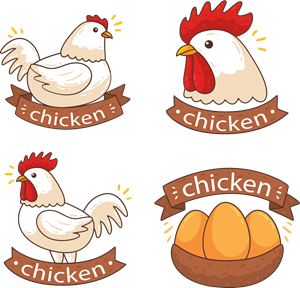 300x288 Variety Of Chicken Logo Vector (.ai) Free Download