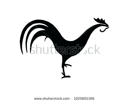 450x358 Chicken Logo Black Isolate On White Background Vector Template