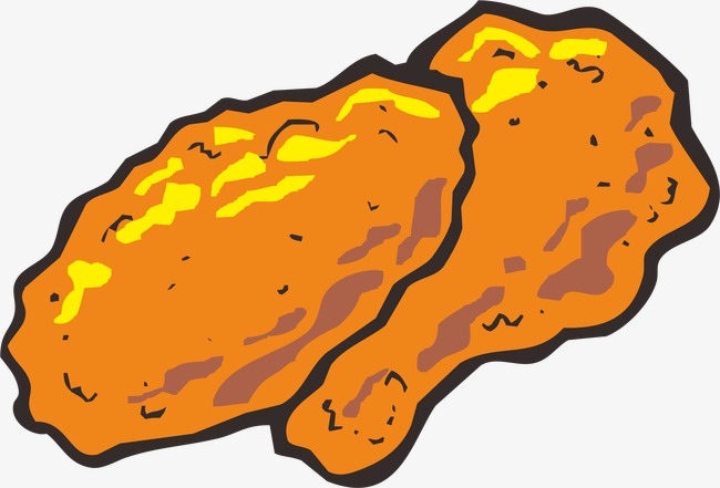 650x441 Fried Chicken Wings Vector Material, Chicken Clipart, Wings