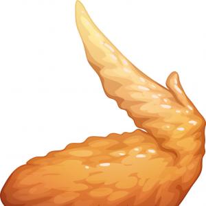 300x300 Single Fried Chicken Wing Vector Arenawp