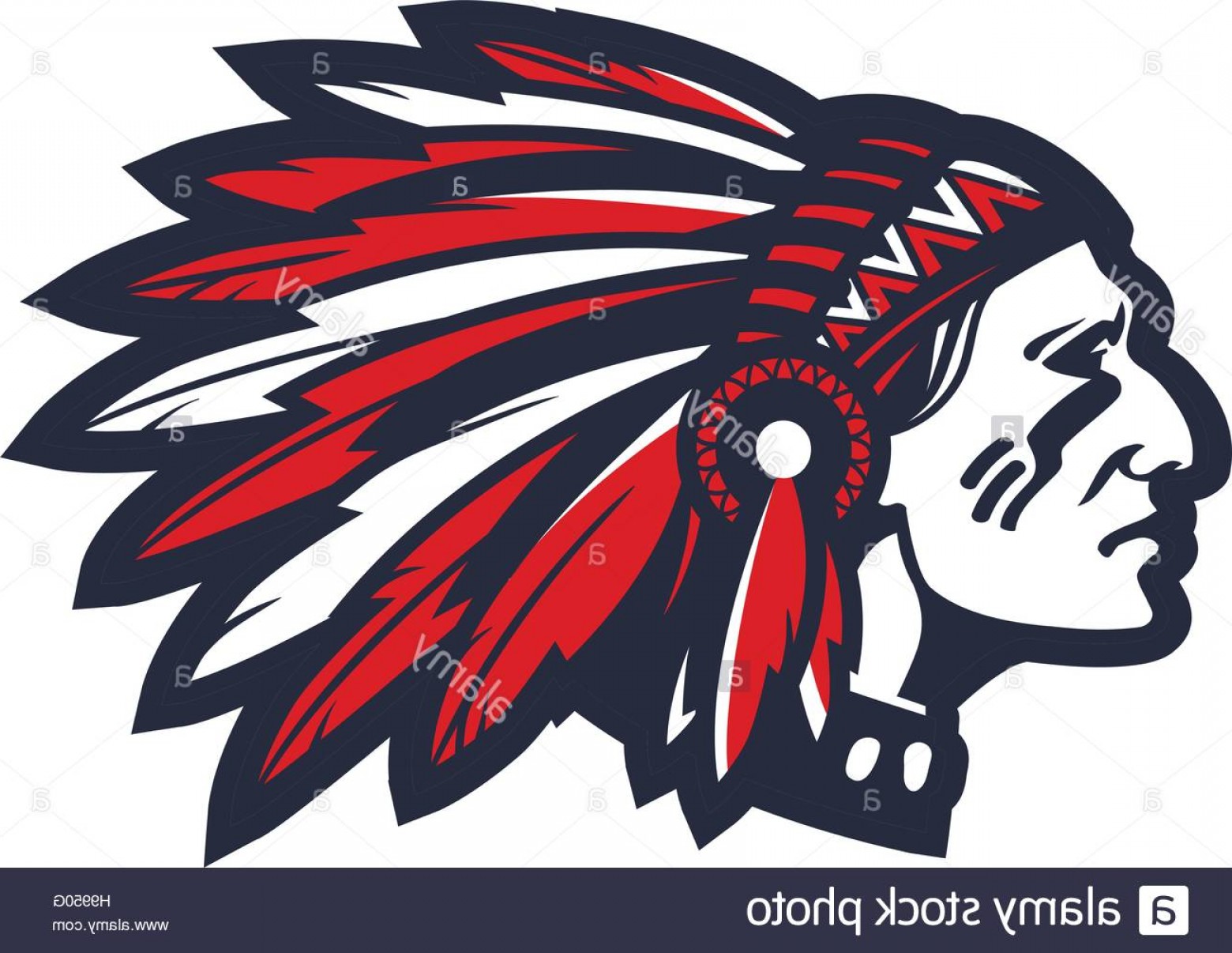 1560x1206 Stock Photo American Indian Chief Vector Logo Or Icon Shopatcloth