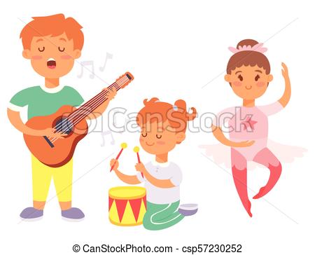 450x364 Children Playing Vector Different Types Of Home Games Little Kids