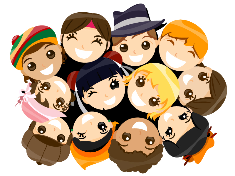 800x600 Cartoon Laughter Children Vector Free Vector Graphic Download