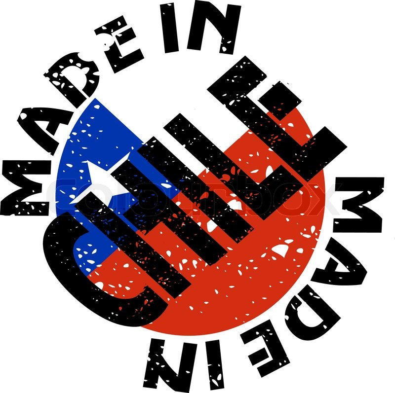 800x797 Vector Label Made In Chile Stock Vector Colourbox