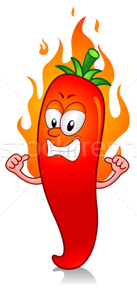 280x600 Hot Chili Vector Illustration Lenm ( 539388) Stockfresh