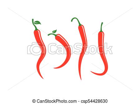 450x334 Hot Chili Vector Icon Illustration Design.