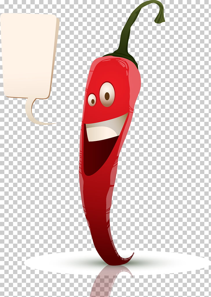 728x1024 Chili Pepper Bell Pepper Pizza Cartoon Food, Expression Painted