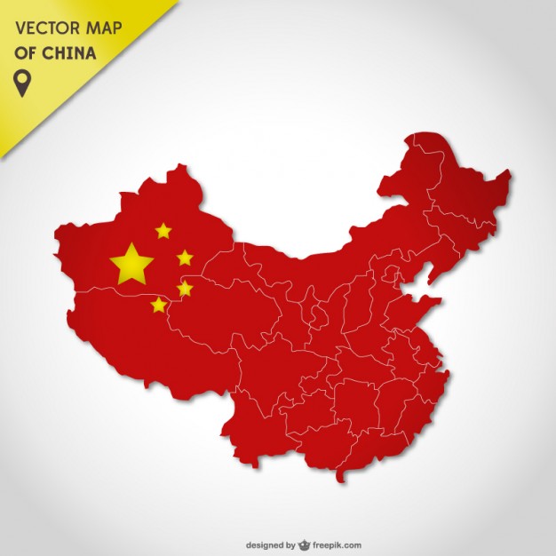 626x626 China Map Vector Free Download