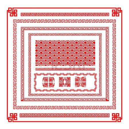 450x450 Chinese Borders Clip Art Vintage Border Frame Vector Collection