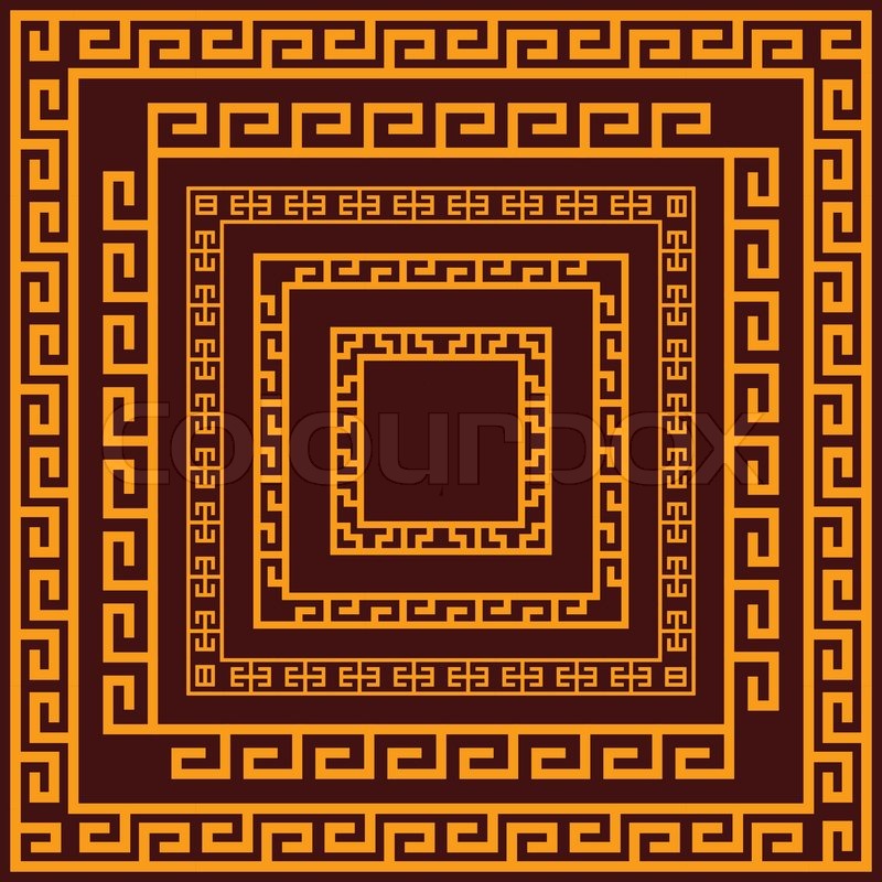 800x800 Chinese Decorative Frame. Chinese Border Stock Vector Colourbox