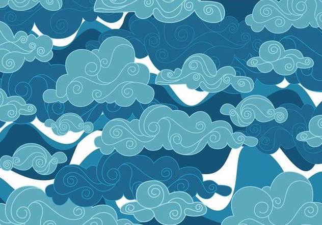 632x443 Chinese Clouds Vector Free Vector Download 349551 Cannypic