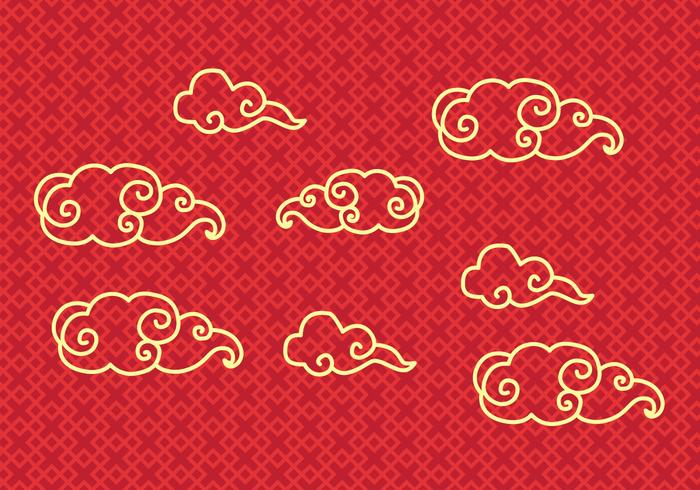 700x490 Free Chinese Cloud Vector