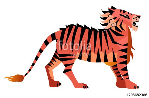 500x329 Chinese Zodiac Tiger Stock Image And Royalty Free Vector Files On