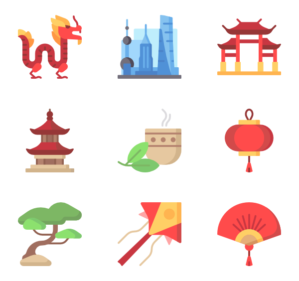 600x564 China Icons