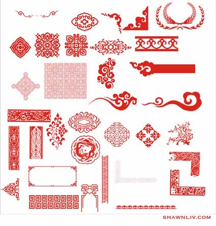 425x445 Giveaway Vector Of Classic Chinese Pattern Shawnliv