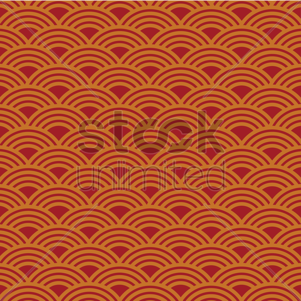 600x600 Chinese Pattern Background Vector Image