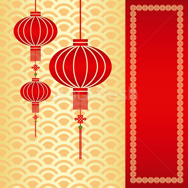600x600 Chinese New Year Greeting Card Vector Illustration Meikis