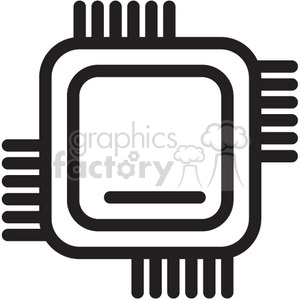 300x300 Royalty Free Cpu Computer Chip Vector Icon 398650 Icon