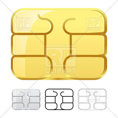 400x400 Sim Card Chip Vector Image Vector Artwork Of Objects Sermax55