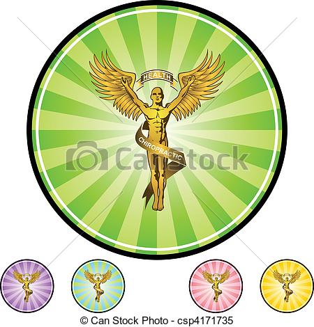 450x470 Chiropractic Symbol Clipart Vector