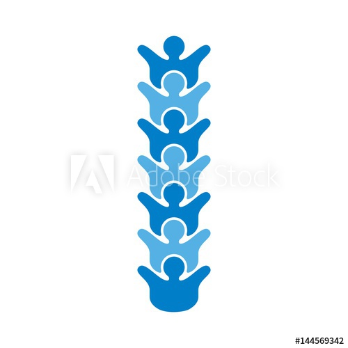 500x500 Chiropractic Logo Vector.