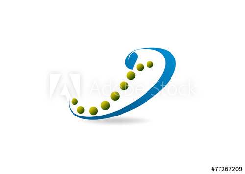 500x354 Chiropractic Vector Logo Design