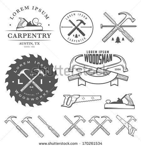 450x470 Chisel. Paper Sticker As Bookmark. Vector Illustration. Eps10