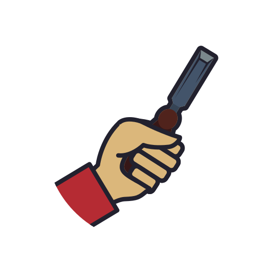 550x550 Hand Chisel Vector