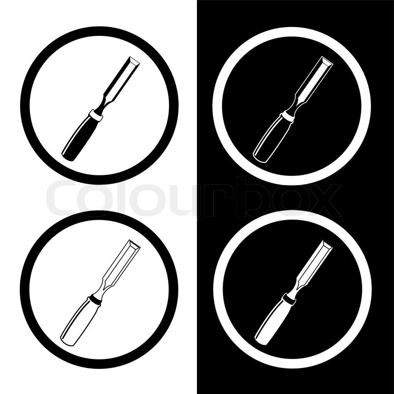 800x800 Vector Icon Of Chisel Stock Vector Colourbox