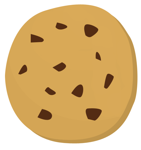 564x600 Vector Clipart Cookie