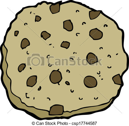 450x439 Chocolate Chip Cookie Cartoon.