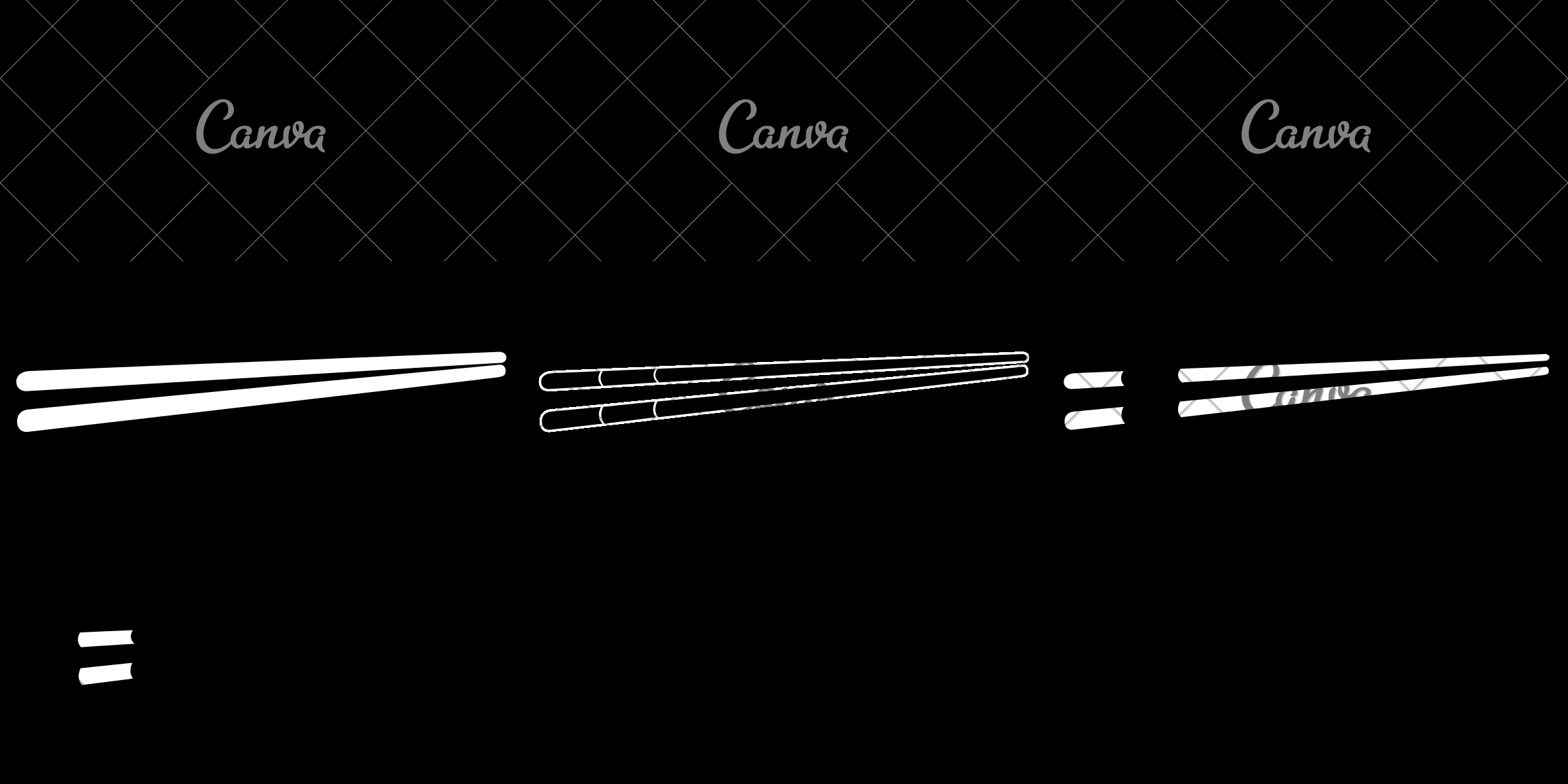 2400x1200 Pair Of Chopsticks Vector Icon Illustration