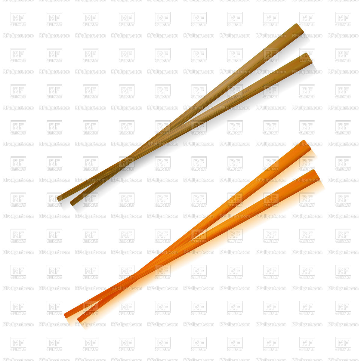 1200x1200 Traditional Asian Chopsticks Vector Image Vector Artwork Of