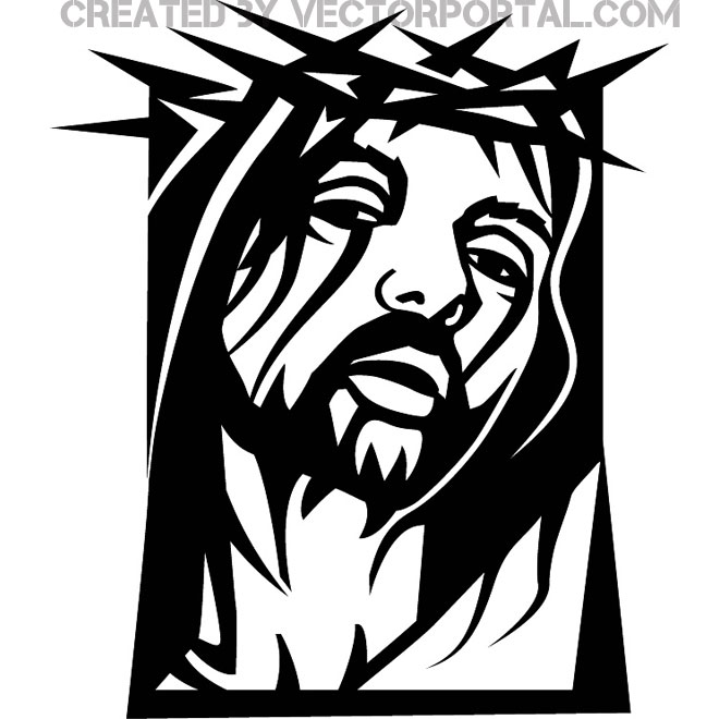 660x660 Jesus Christ Clip Art Graphics Free Vector 123freevectors