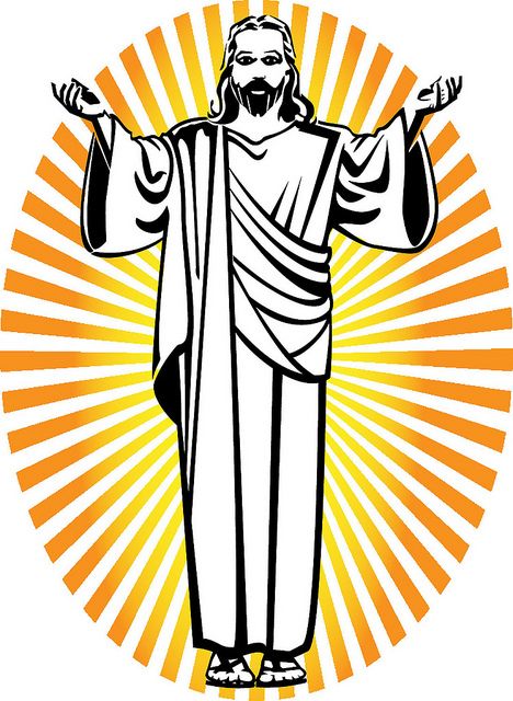 468x640 Jesus Christ Vector Illustration. Religious Free Vectors