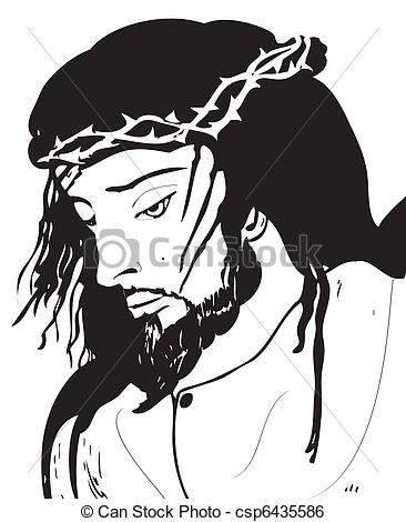 366x470 Portrait Of Jesus Christ In The Suffering And Agony Of Good Friday.