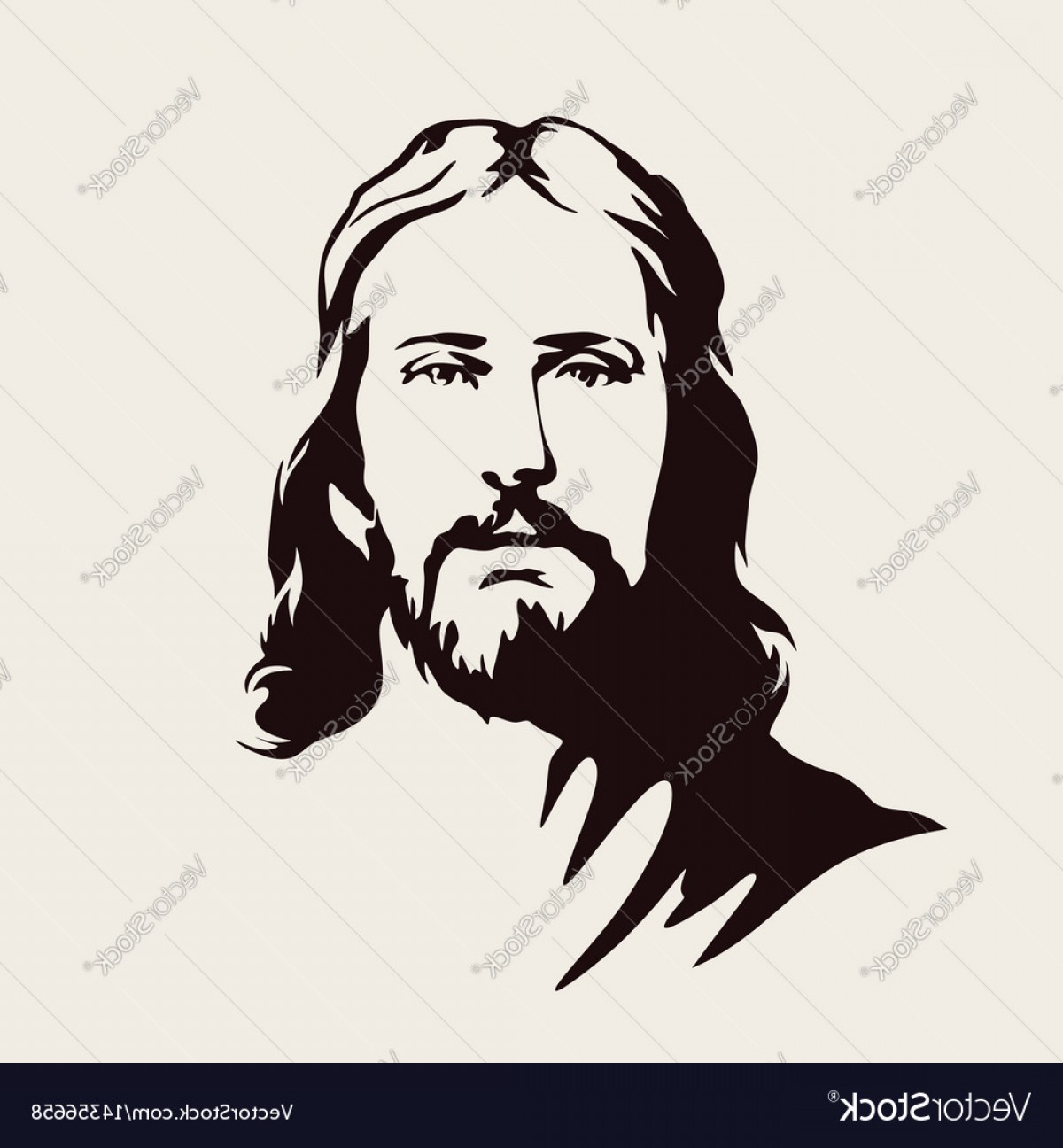 1200x1296 The Face Of Jesus Christ Vector Shopatcloth