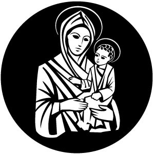 300x300 Virgin Mary And Jesus Christ Vector