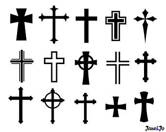 340x270 Cross Clipart Etsy