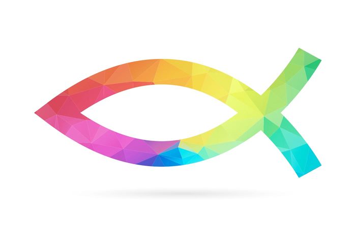 700x490 Free Polygon Christian Fish Symbol Vector Free Vectors Ui Download