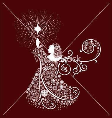 380x400 Christmas Angels Vector On Vectorstock Nice Google